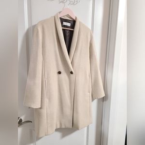 Mango wool blend coat